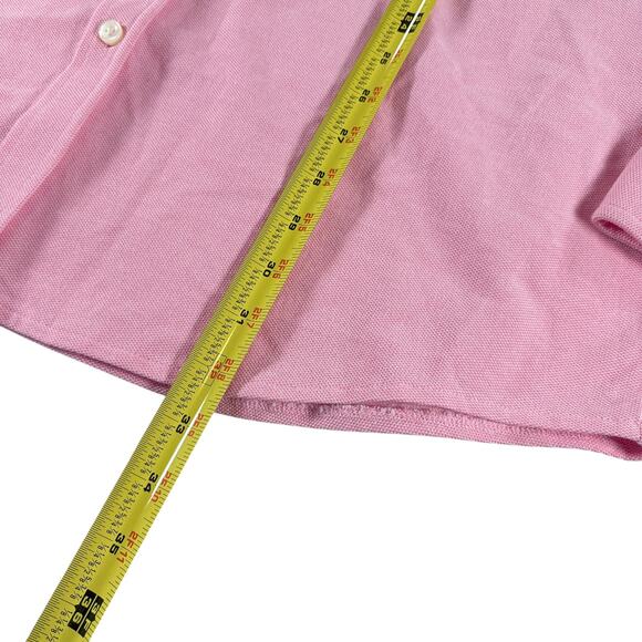 NWT Brooks Brothers Pink Performance Knit 100% Cotton Long Sleeve Men's Sz XL - Picture 6 of 8
